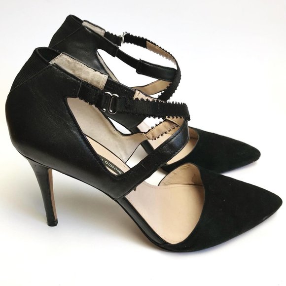 Leather/Suede FCUK Heels - Picture 1 of 4